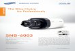 SNB-6003€¦ · Samsung Techwin’s will to create environment-friendly products,and indicates that the product satisfies the EU RoHS Directive. Design and specifications are subject