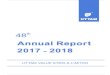 Annual Report 2017 2018 - uttamvalue.com Annual Report 2017-18.pdf · 3 Annual Report 2017-18 R 2. The Register of Members and the Share Transfer books of the Company will remain