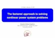 The factored approach to solving nonlinear power system ...faraday1.ucd.ie/archive/events/slides_age.pdf · Phase 1: Increase regularly λ unl two consecuve soluons correspond to