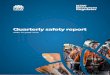 Quarterly safety report - resourcesregulator.nsw.gov.au · ABOUT THIS REPORT This quarterly health and safety performance report has been prepared by the NSW Resources Regulator for