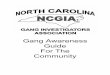 NCGIA Awareness Guide - WordPress.com · Gang Awareness Guide For The Community. Disclaimer The information and graphics displayed in this pamphlet and discussed in this class is