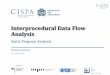 Interprocedural-Data-Flow- Analysis · 82 Interprocedural Data Flow Analysis Figure 6.3: ICFG with data dependence procedure. Therefore control dependence is computed only intraprocedural,