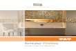 Schluter Profiles - Fitzgerald Tile · Subway tiles on the backsplash, porcelain tiles with granite look, and brushed aluminum profiles match the appliances creating this contemporary