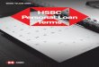 HSBC Personal Loan Terms · accounts (including personal loans) The Personal Banking Booklet. 6. HSBC Personal Loan Terms If you are an existing personal loan customer, the terms