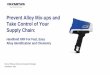 Prevent Alloy Mix-ups and Take Control of Your …...Prevent Alloy Mix-ups and Take Control of Your Supply Chain: Handheld XRF For Fast, Easy Alloy Identification and Chemistry Dianne