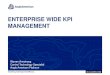 ENTERPRISE WIDE KPI MANAGEMENT - SACAC · The KPI-calculation-maintenance needed to be streamlined! “Please set up the KPI reports on our plant…” “Please add these KPIs….”