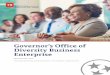 Governor’s Office of Diversity Business Enterprise · woman-owned, service-disabled veteran-owned, and small business enterprises. The Governor’s Office of Diversity Business