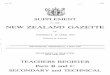 NEW ZEALAND GAZETTE · 2 MAY THE NEW ZEALAND GAZETTE 1301 PuRsuANT to section 133 of the Education Act 1964, following Parts B and C Register Teachers are hereby published. The Register