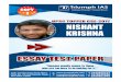 UPSC TOPPER CSE-2017 NISHANT KRISHNA 8/16/2018  · 23-B, 3rd Floor Pusa Road, Metro Pillor No. 115, Old Rajender Nagar, New Delhi-110060 triumphias/facebook.com *info@triumphias.com