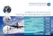 SABRe3 & AS Standards Training for Aerospace Suppliers 8D Problem Solving 2-Day Programme Overview This workshop provides a detailed understanding of the 8D Problem Solving requirements