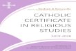 ATHOLI ERTIFIATE IN RELIGIOUS STUDIESedurcdhn.org.uk/courses/2019/CCRS Programme Booklet... · Teachers in training preparing to take up posts in atholic schools OURSE AIMS ... PD,