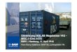Umsetzung SOLAS Regulation VI/2 - MSC.1/Circ · Umsetzung SOLAS Regulation VI/2 - MSC.1/Circ.1475 BMVI – Hamburg, 11. April 2016 Hans-Georg Volkenand, BASF SE, Ludwigshafen/ Rh