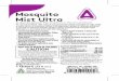 Mosquito Mist Ultra · 2015-10-01 · Mosquito Mist Ultra provides effective control of adult mosquitoes, black flies, gnats, biting and non-biting midges, stable flies, horse flies,