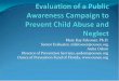 Mary Kay Falconer, Ph.D. Senior Evaluator, mfalconer@ounce.org … · 2018-04-14 · Pinwheels for Prevention Florida’s Child Abuse Prevention Public Awareness Campaign - previous