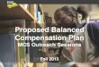 Proposed Balanced Compensation Compensation Plan MCS Outreach Sessions ... FY12 Total Teacher Compensation