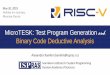 MicroTESK: Test Program Generation and · Formalization Motivation High-level synthesis (HLS) High-level HDL (Chisel, BSV, SystemC) RTL (Verilog, VHDL) Cross development tools and