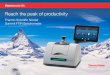 Thermo Scientific Nicolet Summit FTIR Spectrometer · Nicolet Summit FTIR Spectrometer helps you identify, verify, and quantify materials faster than before. Pormerf ance —Powered