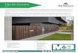 Clip-On Screens · Clip-On Screens — The AliWood Clip-On screening system offers a non-combustible and yet versatile timber finish aluminium screening option that overcomes the