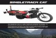 SINGLETRACK CAT · The Singletrack Cat is a utility motorcycle designed to increase the productivity of individuals that maintain or build narrow width trails. The productivity increase