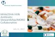 MHA/OHA HIIN Antibiotic Stewardship/MDRO Collaborative · Presentation: •Antimicrobial ... • 2014 CDC 7 Core Elements of Antimicrobial Stewardship ... • Kick-off meeting in