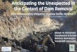 Anticipating the Unexpected in the Context of Dam Removal · Anticipating the Unexpected The Big Picture 1. It is IMPOSSIBLE to anticipate all future conditions. Climate - hotter,