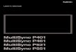 User’s Manual - NEC Display Solutions · User’s Manual MultiSync P401 MultiSync P461 MultiSync P521 MultiSync P551