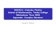 MA1S11|Calculus Portion School of Mathematics, Trinity ...€¦ · MA1S11|Calculus Portion School of Mathematics, Trinity College Michaelmas Term 2016 Appendix: Complex Numbers David