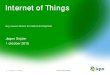 INTERNET OF THINGS · 3 INTERNET OF THINGS VOOR INTERN GEBRUIK Towards the Internet of Things an environment where everything and everyone is connected . 1990 . Founding the Internet