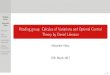 Reading group: Calculus of Variations and Optimal Control ... · Reading group: Calculus of Variations and Optimal Control Theory by Daniel Liberzon AlexandreVieira 27thMarch2017