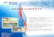 Meter Cabinets v2 - · PDF file • metering equipment, single phase or three phase, electromechanical, electronics, prepayment, • direct or indirect metering system, • complementary