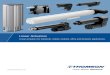 Linear Actuators and Lifting Columns · 2018-09-07 · • One electric linear actuator is faster and easier to install than the multiple hydraulic and pneumatic components required