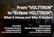 From “VOLTTRON” paul.white@eclipse-foundation.org to ... · establishing practices that make projects successful in open source. • Open Source Rules of Engagement • Level