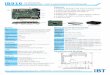 ATA CPU COM HDMI USB 3.0 Dual GbE LAN IB916 with Heat … · 2017-03-03 · 3.5”, Intel Celeron® 3965U(2.2GHz), dual PCI-E GbE LAN, eDP, DP & HDMI, TPM(2.0), mSATA, iSMART HSIB916-A