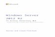Microsoftdownload.microsoft.com/.../W2012R2ADMIGGUIDE_v1.2.docx · Web viewまた、既定の Kerberos チケット保証チケット (TGT) の有効期限が 4 時間になり、4