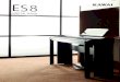 Wherever the venue, · jazz, and pop grand piano sounds, the ES8 also features a distinctive upright piano sound, captured from one of Kawai’s popular K Series instruments. Vintage