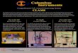 CLAMS - Columbus Instruments · CLAMS-CF and CLAMS-WC Our patented Volumetric Drinking Monitor (VDM) uses a small dosing pump to deliver water through, what look like, a standard