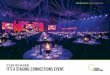 IT’S NOT JUST AN EVENT. IT’S A STAGING CONNECTIONS EVENT. Connections... · and set designers, work with you across concept, design and delivery. We’ll transport your message