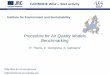 Procedure for Air Quality Models Benchmarkingfairmode.jrc.ec.europa.eu/document/fairmode/event/... · Institute for Environment and Sustainability Procedure for Air Quality Models