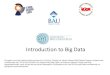 Introduction to Big Data · 2018-01-26 · Big Data: Batch Processing & Distributed Data Store Hadoop/Spark; HBase/Cassandra BI Reporting OLAP & Dataware house Business Objects, SAS,