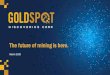 The future of mining is here. - GoldSpot Discoveries · • Import into Leapfrog Geo • Clean and homogenize DDH logging database • Declustering data • Leveling of different