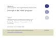 Concept of the study program - cedefop.europa.eu · – A completed degree (Bachelor) or a comparable completed degree A completed degree (Bachelor) or a comparable completed degree
