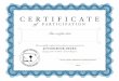 CERTIFICATECERTIFICATE of PARTICIPATION This certifies that Has successfully completed the participation requirements for the JUNIOR BOOK AWARD category of the SC Book Awards Program