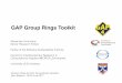 GAP Group Rings Toolkit - Personal Homepageshomepages.vub.ac.be/~abachle/gryb/slides/Konovalov_Slides.pdf · Wedderga • Wedderburn decomposition of group algebras • Computing