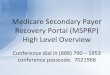 Medicare Secondary Payer Recovery Portal …...2018/08/16  · debt or initial determination (demand letter) - To submit a redetermination request (first level appeal), ... For assistance
