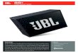 Portable Bluetooth Speaker - Official JBL Web site_Spec_Sheet_English.pdf · The all-new JBL GO+ brings JBL quality sound everywhere. Your all-in-one speaker solution, ® from smartphones