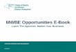 MWBE Opportunities E-Book · DIVISION/DEPT COVER A Division of Empire State Development 2/1/2017 MWBE Opportunities E-Book Learn The Agencies. Market Your Business. DIVISION TITLE