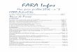 FARA Infos - ASRAL7 · 2020-04-03 · essentiellement sur les revalorisations d’honoraires, mais pas seulement. Les négociations doivent obligatoirement aboutir avant le 26 août