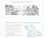 English Absolutism - Brunswick School Department · English Absolutism Absolutism vs. Constitutionalism ... Stuart Dynasty Begins ... used in the Siege of Colchester during the English