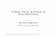 A Market Test for the Positivity of Arrow-Debreu Pricesaspremon/PDF/OxfordPU05.pdf · A Market Test for the Positivity of Arrow-Debreu Prices Alexandre d’Aspremont ORFE, Princeton