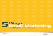 TitleWays Email Marketing - Toni Mills Graphic Design€¦ · relevant messages to your audience. But rather than the traditional methods, you’ll be sending emails or engaging on